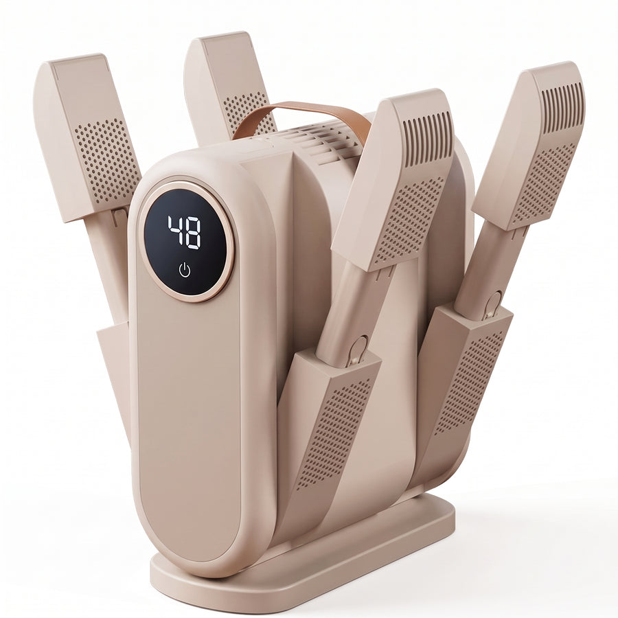 Slawor Family Boot Dryer - Dries 2 Pairs at Once, Timer, Foldable