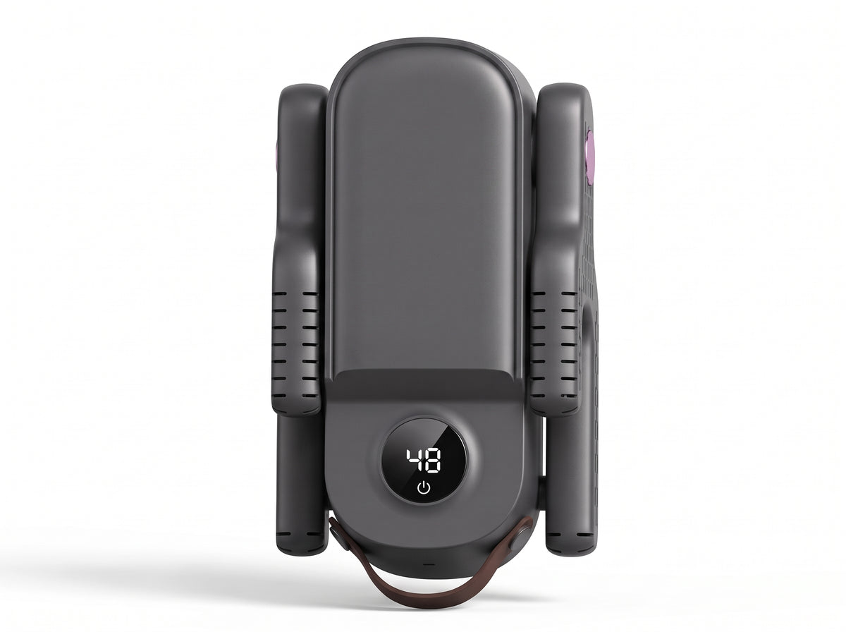 Slawor Family boot dryer, graphite, compact folded
